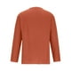 thumbnail image 4 of pstuiky camisas de manga larga para hombre, Camiseta de manga larga con cuello en V para hombre, color liso, a la moda Tops de talla grande para hombre m, 4 of 6