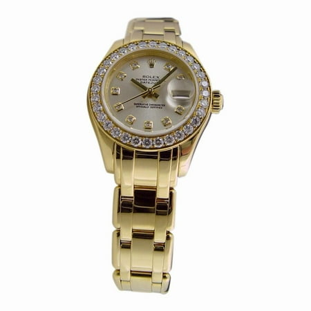 Rolex Masterpiece - Pre-Owned Rolex Masterpiece 80298 Gold Women Watch (Certified Authentic & Warranty)