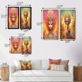 thumbnail image 4 of Designart "Dreamy Pastels Glorious Goddess II" Fashion Woman Wall Art Set Of 2 - Glam Pink Gallery Set For Office Decor, 4 of 6