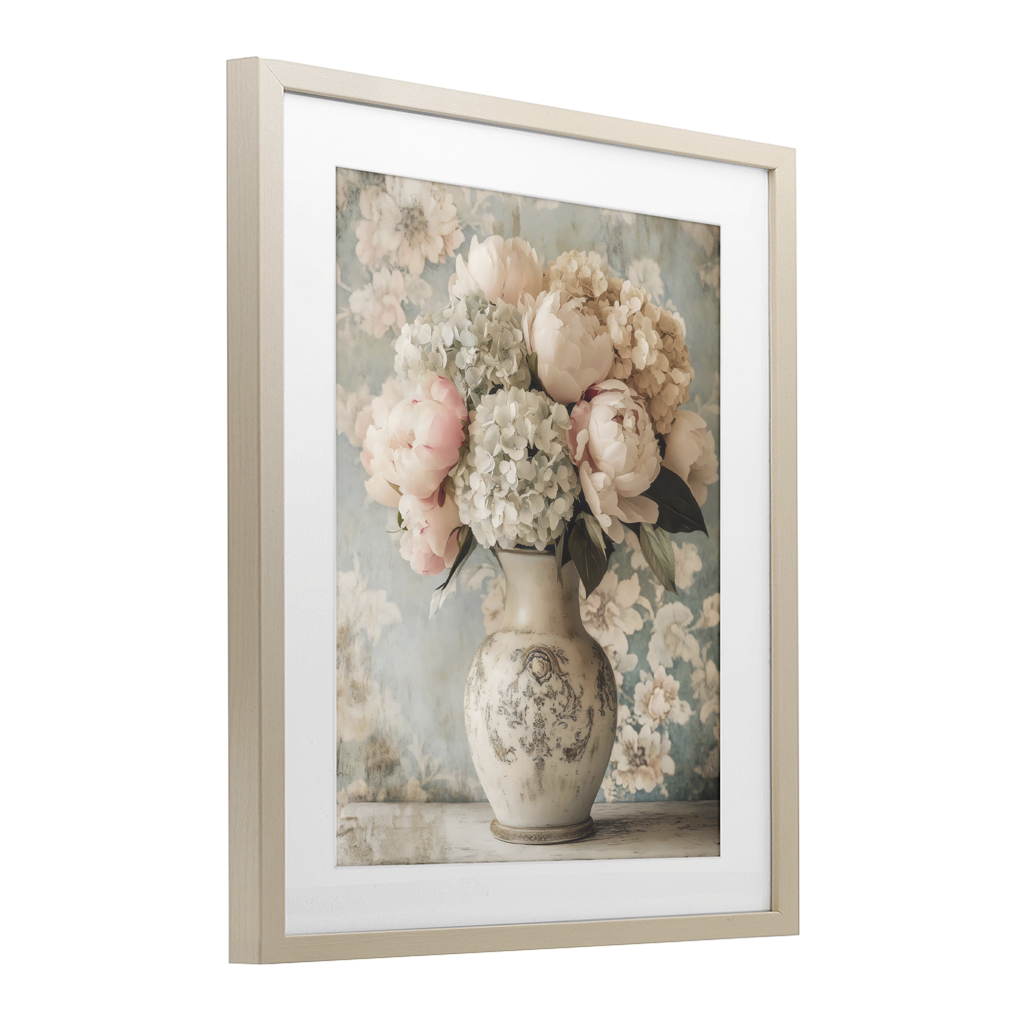 Stupell Industries Delightful Arrangement of Flowers Birch Framed Print Under Glass, design by Creative Studio