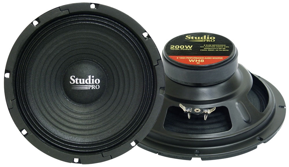 NEW 8" Subwoofer Replacement Speaker.8 ohm.Audio.100w.eight inch Woofer. 