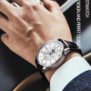 Poedagar Men Watch 2022 New Fashion Leather Waterproof Luminous Top Brand Luxury Mens Quartz Wristwatch Men Sport Casual Watches - Quartz Wristwatches