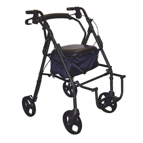 Drive Duet Rollator/Transport Chair, Black