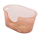 thumbnail image 3 of Caja de arena para gatos con tapa abierta, inodoro, grande, fácil de limpiar, accesorios para jaulas pequeñas Rosa sucio, 3 of 9