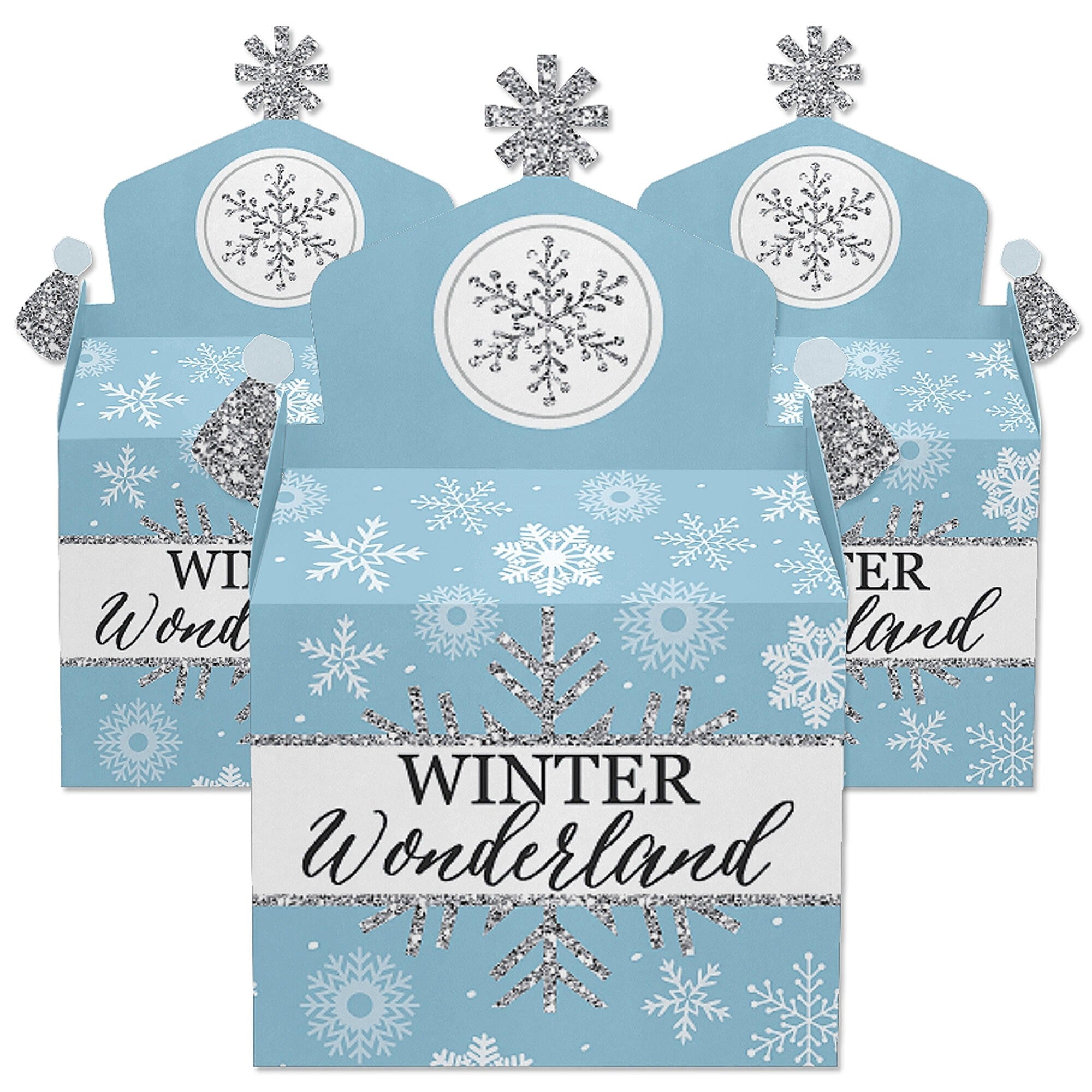 Big Dot Of Happiness Winter Wonderland - Snowflake Holiday Party And Winter  Wedding Decor And Confetti - Terrific Table Centerpiece Kit - Set Of 30 :  Target