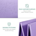 thumbnail image 5 of Best Choice Products 10ftx4ftx2in Folding Gym Mat 4-Panel w/ Carrying Handles & Folding Balance Beam - Purple, 5 of 9