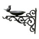 thumbnail image 2 of Comedero para pájaros, bandeja para baño de pájaros, estación de alimentación decorativa vintage de metal con colgador 27 x 235 cm, 2 of 9