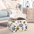 thumbnail image 3 of Yayeee Collapsible Cube Storage Bin with Lid Fabric Closet Decorative Basket with Handles, Colorful Floral, 3 of 7