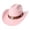 Pink, variant on Western Cowboy Hat for Men Wide Brim Cowgirl Hat for Women Unisex Classic Cowboy Hats