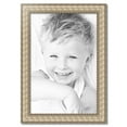 thumbnail image 2 of ArtToFrames 24" x 36" Silver Scoop Picture Frame, 24x36 inch Silver Wood Poster Frame (WOM-5089), 2 of 7