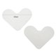 thumbnail image 5 of 8 Uds. Almohadilla adhesiva para alfombra, PU, lavable, reutilizable, cinta para alfombra en forma de corazón para pisos de madera y azulejos, color blanco L, 5 of 8