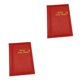 thumbnail image 1 of Bewildely 120 Coin Holder Collector Storage Money Album Book Pocket PU  Leather 2piezas Rojo, 1 of 1