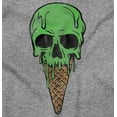 thumbnail image 2 of Cool Melting Skull Ice Cream Cone Crewneck T Shirts Boy Girl Teen Brisco Brands L, 2 of 5