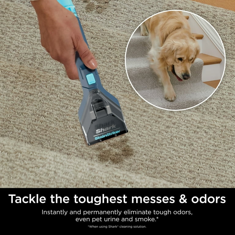 Shark StainStriker Portable Carpet & Upholstery Cleaner, Spot, Stain and Odor Elminator, PX200, Navy