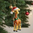 thumbnail image 3 of PuSpu Home Decoration 2D Acrylic Giraffe Festival Ornament Home Ornaments, 3 of 3