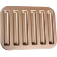 thumbnail image 4 of Wekity 4pcs Tray Small Ladyfinger Cereal Mould Tools Reusable Molds Washable Tin Baking Brownies and Eclair Rectangular Making Breadstick for Gold Ware Fondant Long Biscotti Biscuit Ice-0625, 4 of 5