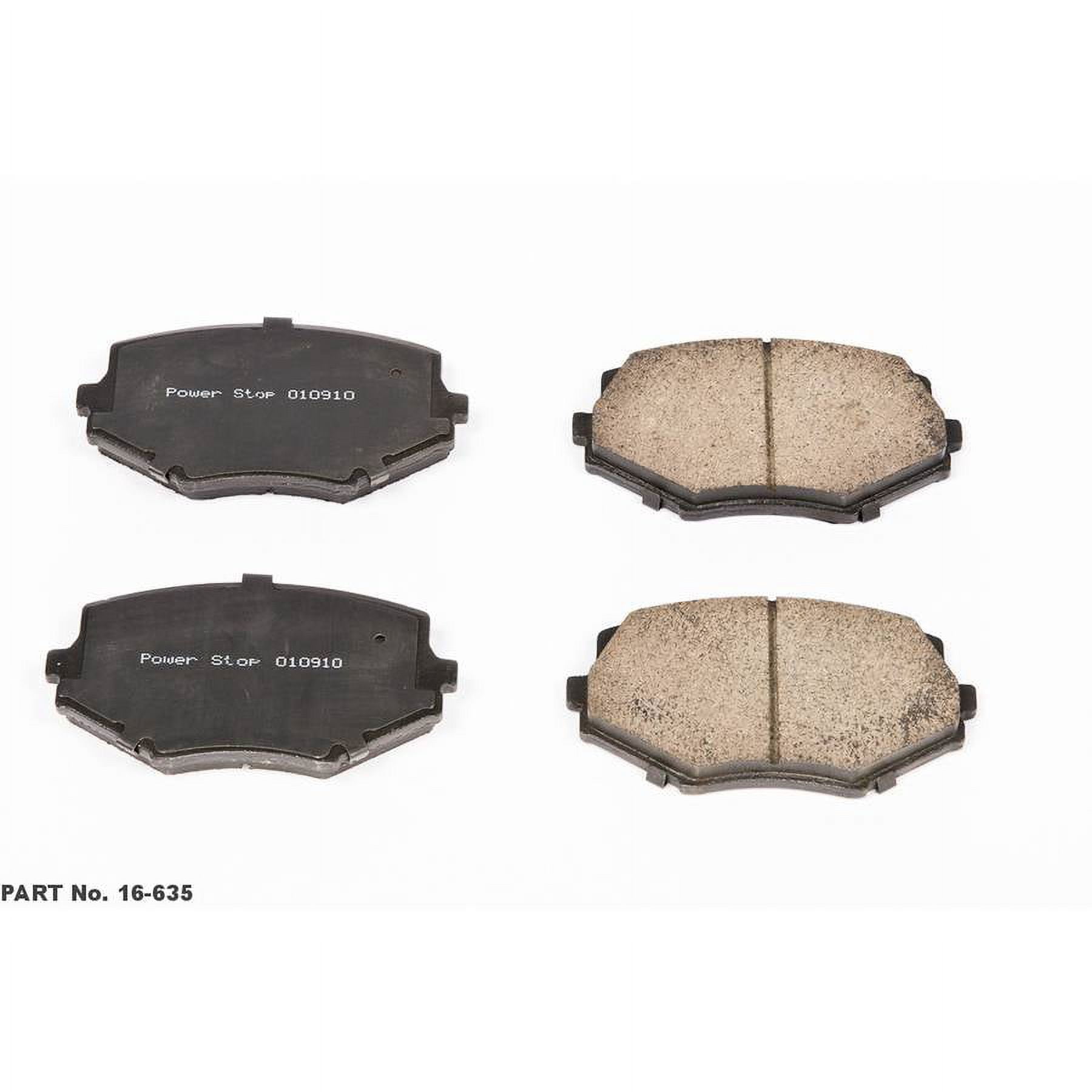 Power Stop Front Z16 Evolution Ceramic Brake Pads 16-635