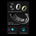 thumbnail image 3 of Smart Ring Health Tracker, BT 5.3 Fitness Monitor Sleep Tracker Magnetic Charging, Tracker de AcondicionAmiento Físico A Prueba de Lluvia de 5atm Para Escalas de Distancia de, 3 of 7