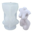 thumbnail image 6 of Yoone Human Body Shape Candle Mold High Temperature Resistance Silicone Soft Handmade Scented Mold for Table, 6 of 6