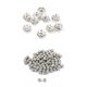 thumbnail image 1 of De Aleación De 110 Piezas Con Forma De Tambor De Cristal De Plata Tibetanas Artesanales De Bricolaje Gloria Perlas de cristal redondo, 1 of 9