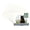 Antique White, variant on Oyster Shell White Picture Frame Mat for 26x26 Frames - Circle Opening for 21x21 Photos - 1 Mat