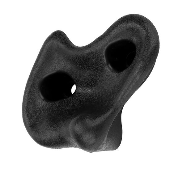 10PCS Plastic Textured Rock Climbing Stone Rocks Wall Stones Kids Assorted Kit Bolt Black