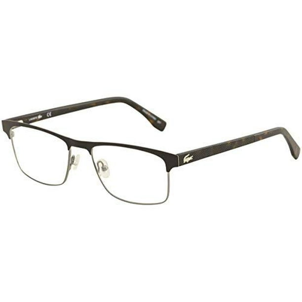 Lacoste Men's Eyeglasses L2198 004 Matte Onyx 55mm - Walmart.com