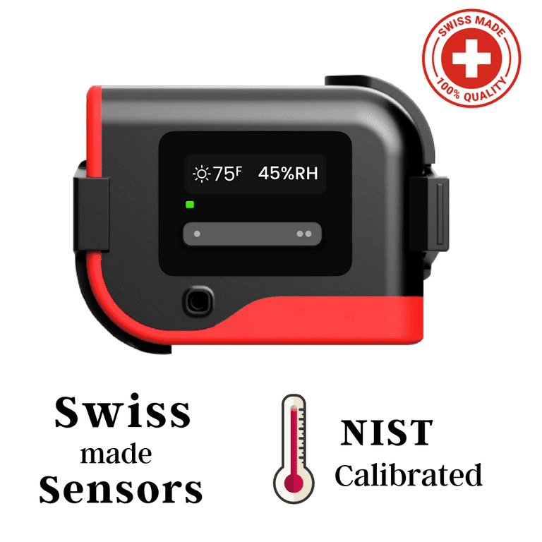 Temp Stick Remote WiFi Temperature & Humidity Sensor. No Subscription. 24/7  Monitor, Unlimited Text, App & Email Alerts. Free Apps, Made in America.
