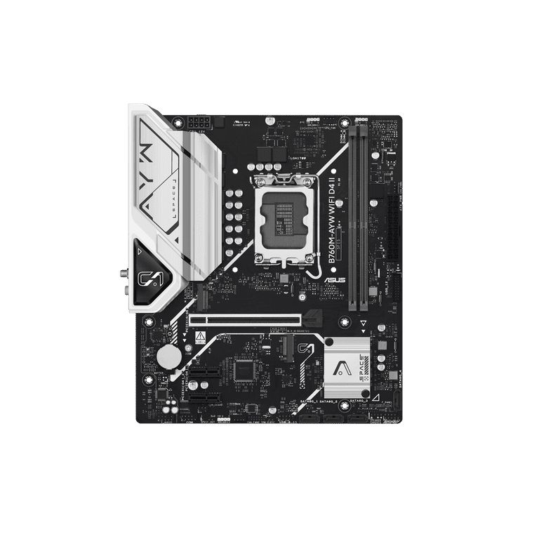 ASUS B760MAYWWIFID4II Micro ATX Motherboard - Walmart.com