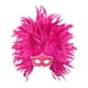 thumbnail image 1 of Tocado de plumas, accesorio de disfraz para carnaval, espectáculos escénicos Rosa, 1 of 9