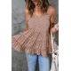 thumbnail image 3 of ABPHQTO Camiseta de tirantes de mujer rosa amapola con lunares, 3 of 5