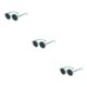 thumbnail image 4 of sweethay Gafas de sol ópticas redondas Gafas de bebé Adorable Protección UV de moda facial para protección de ojos Gris Type1 NO1, 4 of 6