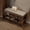 39.4"W x 13.6"D x 21.3"H, variant on Small Shoe Bench with Storage, Wooden Shoe Storage Bench with Cushion& Drawer, 2-Tier Shoe Rack Bench for Entryway, Mudroom, Hallway