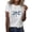Navy, variant on T Shirts for Women Sweet Floral Flower Pattern Printed Crew Neck Short Sleeve Tops Summer Casual Botanical Garden Tees Wear