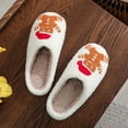 thumbnail image 6 of Yindaity Cute House Slippers for Women Indoor Outdoor Soft Fuzzy Bedroom Shoes with Memory Foam Non-slip Trendy Stuff(B,9.9), 6 of 7