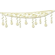 50Th Anniversary Ceiling Decor 12" X 12' - 6 Pack (1 Per Package)