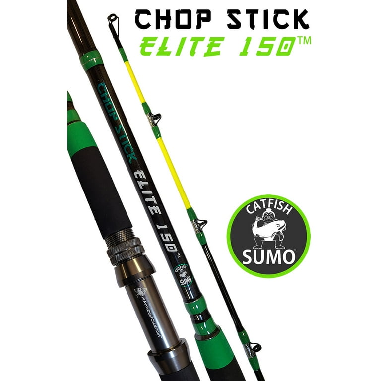 Chop Stick Elite 150™ Catfishing Rod: 1 Piece Medium Heavy, 7' 6 by Catfish  Sumo 