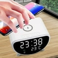 thumbnail image 2 of 15W Wireless Charger with Built In Alarm Clock & Temperature Display – Charge Fast Stay On and Room Temp Effortlessly!, 2 of 5