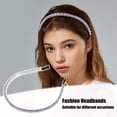 thumbnail image 2 of Diadema Imitación Diamante Unique Bargains para Mujeres Azul 0.31 Pulgadas Ancho, 2 of 7