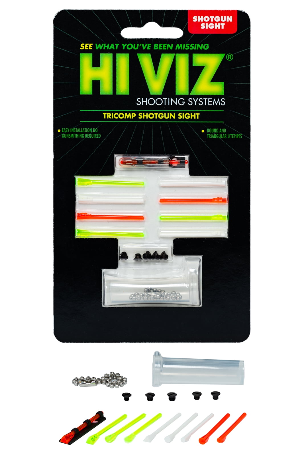 HIVIZ Sight Systems TriComp-Threaded Front Bead Replacement