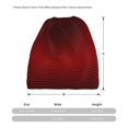thumbnail image 3 of Pofeuu Red Geometric Print Multifunction Beanie Hat for Men Women Fashion Scarf Soft Stretch Skull Cap, 3 of 8