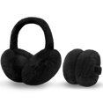 thumbnail image 1 of Ear Muffs for Women, Foldable Winter Faux Furry Earmuffs, Adjustable Soft Ear Warmer Covers, 1 of 5