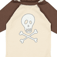 thumbnail image 4 of Inktastic Skull and crossbones Boys or Girls Long Sleeve Baby Bodysuit, 4 of 5