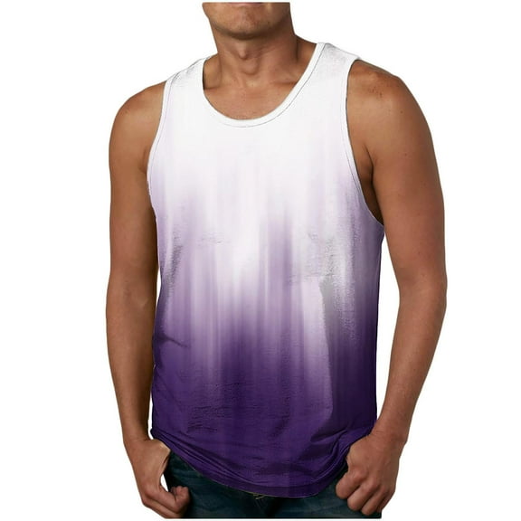 Maean S-4XL Big and Tall Tank Tops for Mens Sleeveless Trendy Fashion Summer Loose Lightweight Shirts