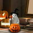 thumbnail image 5 of Stijggn Halloween Figurines Halloween Decorations Indoor Resin Ghost Sculpture Statue Cute Halloween Decorations Spooky Decor for Desk Tabletop Centerpieces, 5 of 7