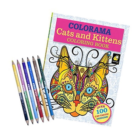 Pre-Owned Colorama Cats & Kittens Coloring Pages for Adults and Kids 9780996642941 0996642943 Paperback