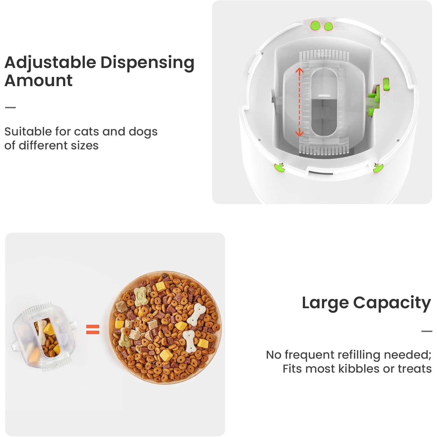 Pet Deluxe Dog Puzzle Feeder Toy, Interactive IQ Training, Electronic Treat Dispenser, Automatic Rechargeable with Remote for Food Dispensing, All Breeds, 280ml Capacity