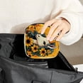 thumbnail image 6 of Unicorn Period Bag Sanitary Napkin Purse Small Coin Pouch Travel Waist Pouch Organizer Case 4.7x6.6x6.6 in Made of Velvet Cloth, Sponge, 6 of 6