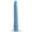 Blue, variant on LeLuv 7" Classic Showerproof Vibrator Multi-speed Massager - Silver