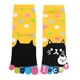 thumbnail image 3 of INSPIRE CHIC Medias de Tobillo para Mujeres con Lindos Puntos Coloridos Amarillos, Talla de Zapato para Mujeres 4-6 / Talla de Zapato Juvenil 3.5-5, 3 of 3